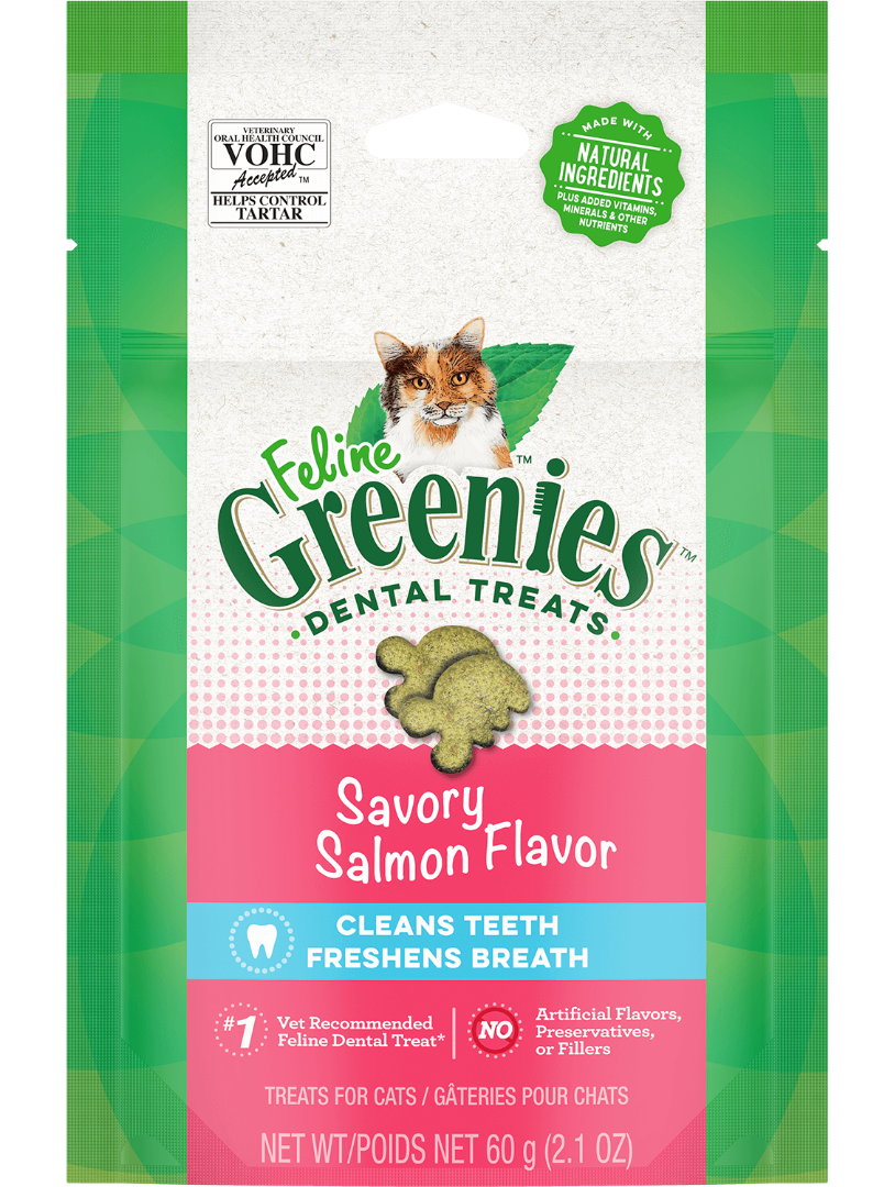 Greenies - Cat - Dental Chews - Savoury Salmon - 60g